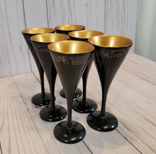 Vintage japanese black - &, gold